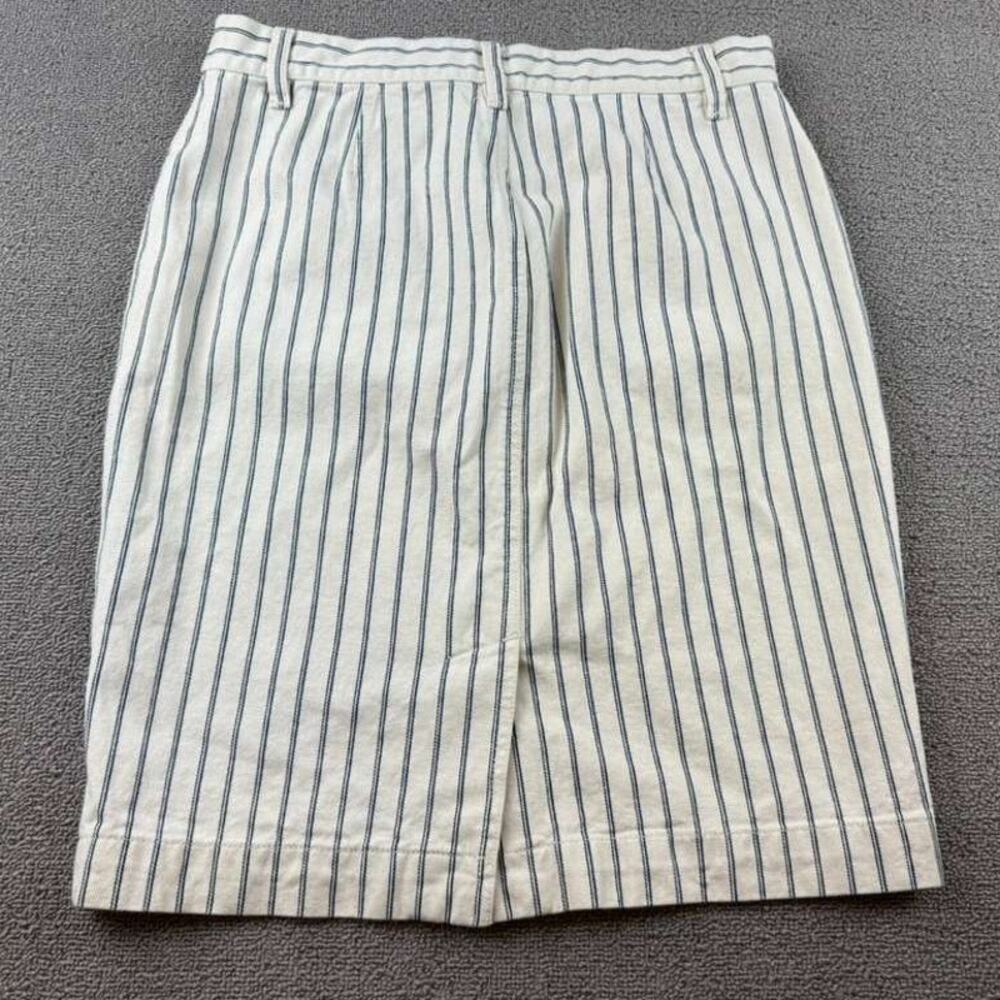 LAUREN RALPH LAUREN Women’s 8 Blue and White Striped Sailor Skirt‎ - Picture 2 of 6